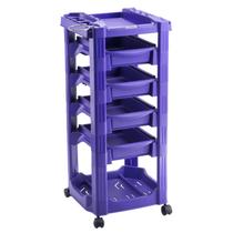 Carrinho Auxiliar Dompel Vegas Profissional Roxo Carrinho Auxiliar Dompel Vegas Profissional Roxo
