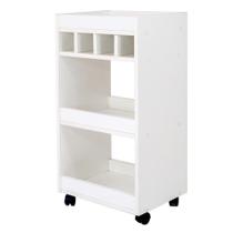 Carrinho Auxiliar Nicho Studio Branco Salões - Decor Móveis Carrinho Auxiliar Nicho Studio Branco Salões - Decor Móveis