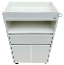 Carrinho Auxiliar Para Barbearia Salão De Beleza Estética 100% MDF