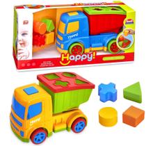 Carrinho Baby Educativo Caminhão de Brinquedo Encaixa Peças