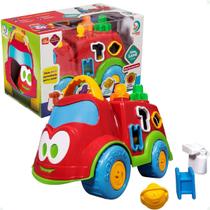 Carrinho Baby Land Dino Bombeirinho Cardoso Toys REF. 3027
