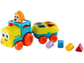 Carrinho Baby Land Fofilhotes Jipezinho e - Leãozinho Cardoso Toys com Acessórios