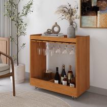Carrinho Bar Adega para Sala de Jantar 81x80cm Duna Carrinho Bar Adega para Sala de Jantar 81x80cm Duna