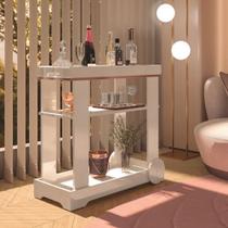 Carrinho Bar Rose Artely