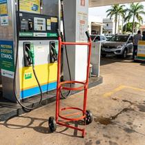 Carrinho Basculante para Aferidor de Combustível 20L com Escala de Graduação Inmetro