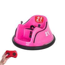 Carrinho Bate Tromba Elétrico 6V Gira 360 com Controle Remoto Infantil Criança Brinqway Bw-212