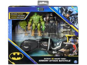 Carrinho Batman Batcyclo De Batalha - Sunny Brinquedos com Boneco