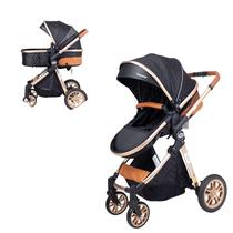 Carrinho Bebê 3 Em 1 Reversível Vira Moisés Capota Retrátil