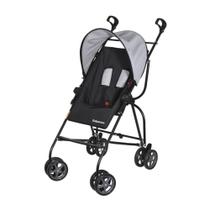 Carrinho Bebê Galzerano Capri para Passeio Cor Preto Cinza