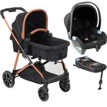 Carrinho Bebe Materna Base ISOFIX Burigotto Revert 22 Preto Cobre Carrinho Bebe Materna Base ISOFIX Burigotto Revert 22 Preto Cobre
