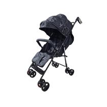 Carrinho Bebê Passeio Menina Menino Estilo Guarda Chuva Compacto Dobrável Bamboo Preto