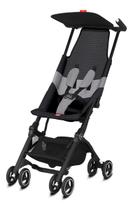Carrinho Bebê Pockit Air All-terrain Velvet Black 15kg Cor Preto Chassi Preto
