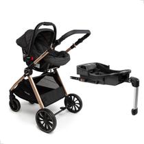 Carrinho Bebê Travel System Trio Com Bebê Conforto e Base