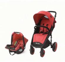 Carrinho Bebê Victory Travel System Até 15 Kg Baby Style Vermelho