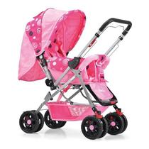 Carrinho Berço Rover Alça Reversível Prime Baby Rosa