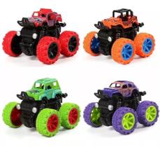 Carrinho Big Whell Fricção Monster Truck 4x4 360 Miniatura - Sortido