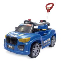 Carrinho BM-Car Azul Police Maral Brinquedo Infantil