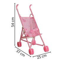 Carrinho Boneca Tipo Guarda Chuva Infantil Importway Rosa Carrinho Boneca Tipo Guarda Chuva Infantil Importway Rosa