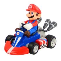 Carrinho Boneco Action Figure Super Mario Kart Fricção