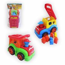Carrinho Brinquedo Bloco De Montar Didático Monta Monta Crianças Diversão - Loja Catarinense Carrinho Brinquedo Bloco De Montar Didático Monta Monta Crianças Diversão - Loja Catarinense