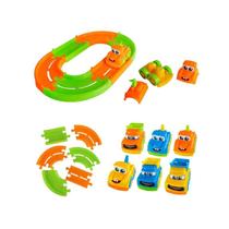 Carrinho Brinquedo com Pista Cores Vibrantes para Crianças Carrinho Brinquedo com Pista Cores Vibrantes para Crianças