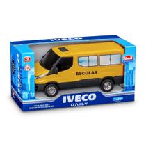 Carrinho Brinquedo Iveco Daily Van Escolar Miniatura - Usual