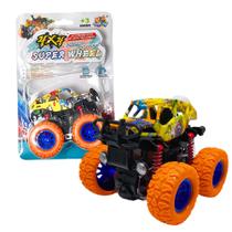 Carrinho Brinquedo Monster Truck Whells Fricção 4x4 360