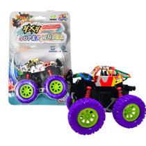 Carrinho Brinquedo Monster Truck Whells Fricção 4x4 360