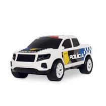 Carrinho brinquedo pickup polícia samba toys +3 branca Carrinho brinquedo pickup polícia samba toys +3 branca