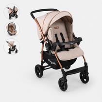 Carrinho Burigotto Rio 22 Mon Amour E Preto Cobre com Bebê Conforto Incluso 0 a 22kg Carrinho Burigotto Rio 22 Mon Amour E Preto Cobre com Bebê Conforto Incluso 0 a 22kg