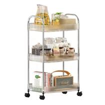 Carrinho C/ Prateleiras Multiuso Organizador Cozinha Lavabo Bar Escritório Sala Banheiro Versátil Carrinho C/ Prateleiras Multiuso Organizador Cozinha Lavabo Bar Escritório Sala Banheiro Versátil