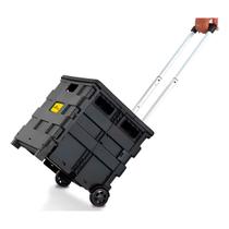 Carrinho Caixa Dobrável Reforçado com Tampa 45L