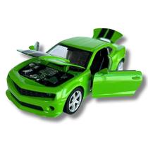 Carrinho Camaro Carro de Ferro Fricção Metal Miniatura Metal Brinquedo Abre portas e Capô Carrinho Camaro Carro de Ferro Fricção Metal Miniatura Metal Brinquedo Abre portas e Capô