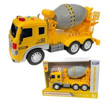 Carrinho Caminhão A Fricção Com Luz e Som Mega Constructor - Zippy Toys - Brinquedo Linha Construção