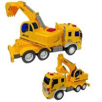 Carrinho Caminhão A Fricção Com Luz e Som Mega Constructor - Zippy Toys - Brinquedo Linha Construção Carrinho Caminhão A Fricção Com Luz e Som Mega Constructor - Zippy Toys - Brinquedo Linha Construção