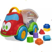 Carrinho Caminhão Baby Didatico Land Dino Educativo Geometrico