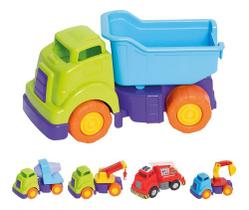 Carrinho Caminhão Brinquedo Articulado Brinquedo Infantil Menino 2 Anos Bebe Criança - Mercotoys