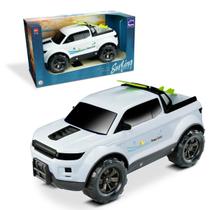 Carrinho Caminhonete Pick-Up Grande 39Cm Force Surfing Branc