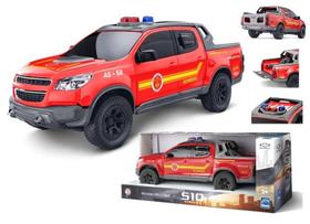 Carrinho Caminhonete Pick-Up S10 Bombeiro - Roma Brinquedos