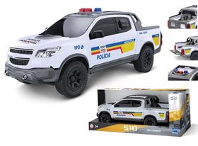 Carrinho Caminhonete Pick-Up S10 Polícia Minas Gerais MG licenciado Chevrolet - Roma Brinquedos