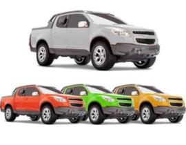 Carrinho Caminhonete S10 Rally cores sortidas - Roma Carrinho Caminhonete S10 Rally cores sortidas - Roma