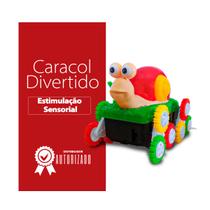 Carrinho Caracol Brinquedo Infantil Musical com Luzes Gira 360º - CIM TOYS