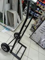 Carrinho Carga Armazém Caminhão Dobrável 150 Kg Pneu Câmara