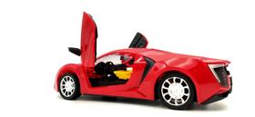 Carrinho Carro Controle Remoto Volante C/ Sensor Luzes Lindo Carrinho Carro Controle Remoto Volante C/ Sensor Luzes Lindo