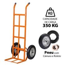 Carrinho Carro de Carga Reforçado 350kg 2 Rodas de Rolamento Muke Tools Carrinho Carro de Carga Reforçado 350kg 2 Rodas de Rolamento Muke Tools
