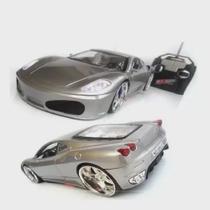 Carrinho Carro De Controle Remoto Luz Leds F(prata) Perfect