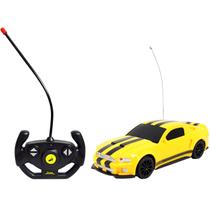 Carrinho Carro De Controle Remoto Sem Fio Mustang 20cm - Dm Toys