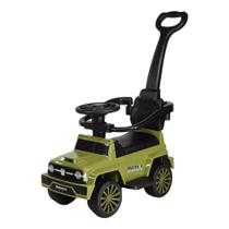 Carrinho Carro Jipe de Passeio Infantil com Empurrador até 30Kg Multmaxx