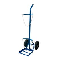 Carrinho Carro Transporte Cilindro Gás Oxigênio Acetileno Suporte Móvel Rodas Hospital Clínica