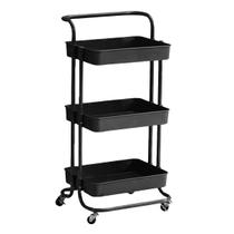 Carrinho Cesta Caixa Organizadora Rodinha Cozinha Bar Bebida